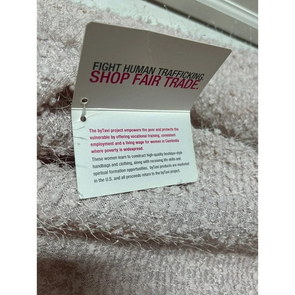 By Tavi Women’s Lightweight Sweater With Side Zipper Detail Size L Pink - Picture 7 of 12